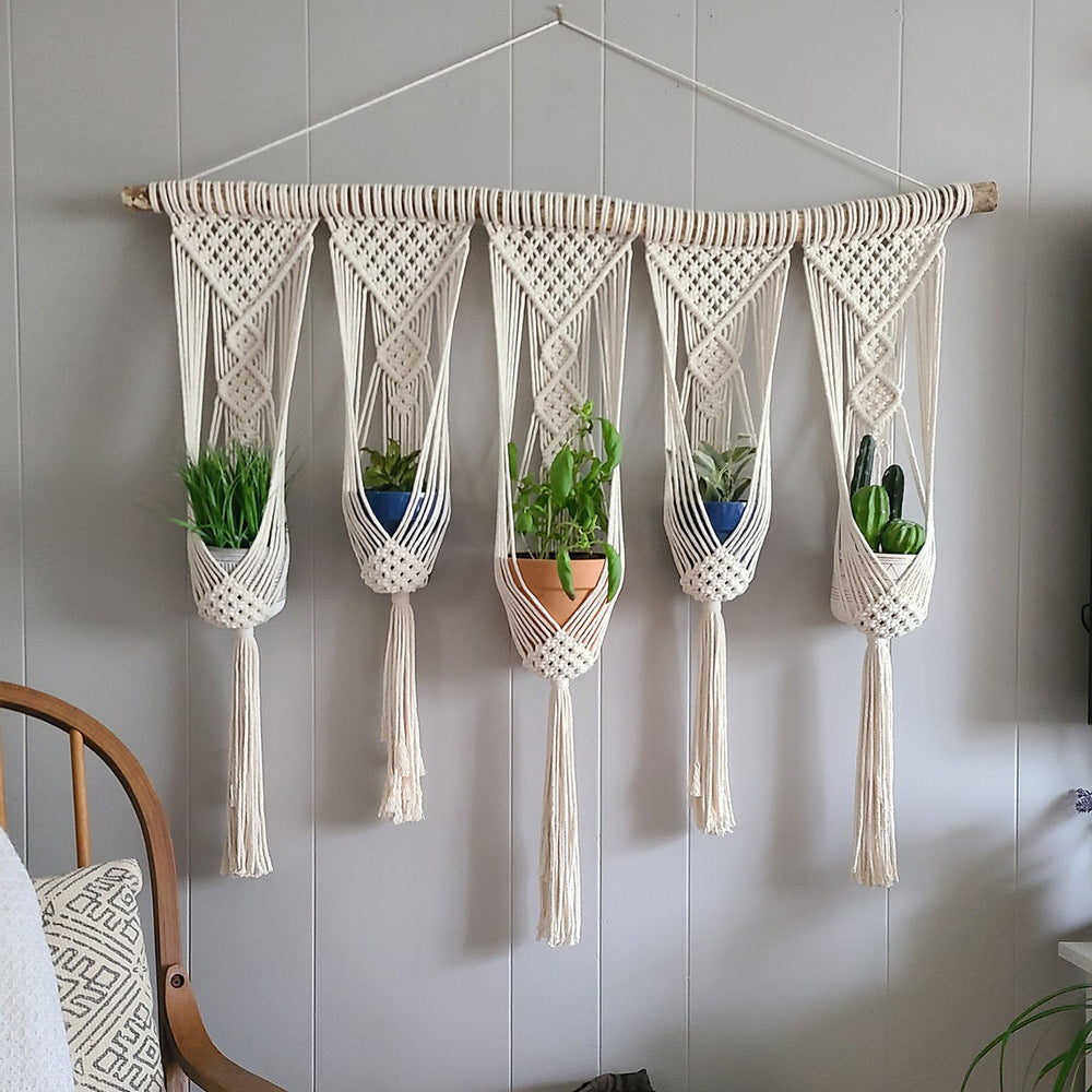 Plant Hanger Macrame Wall Decor