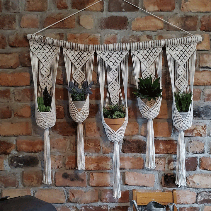Plant Hanger Macrame Wall Decor