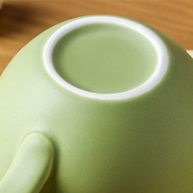Big Heart Ceramic Teacup Set