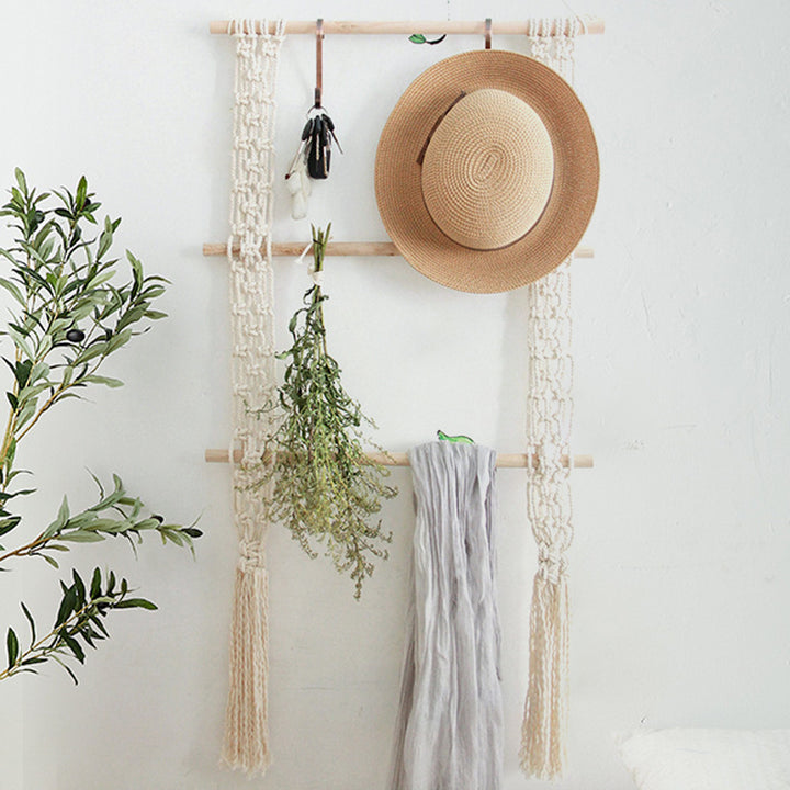 Freestanding Macrame Wall Display
