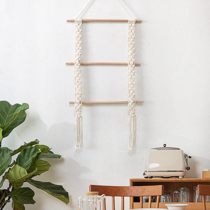 Freestanding Macrame Wall Display