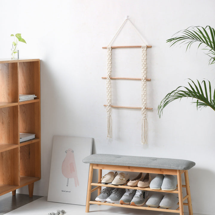 Freestanding Macrame Wall Display