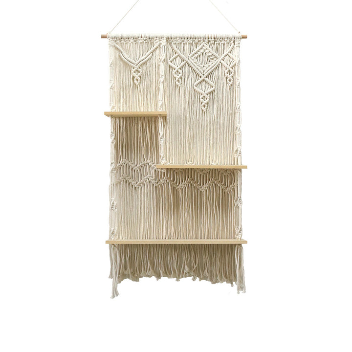Shelf Rack Macrame Wall Decor