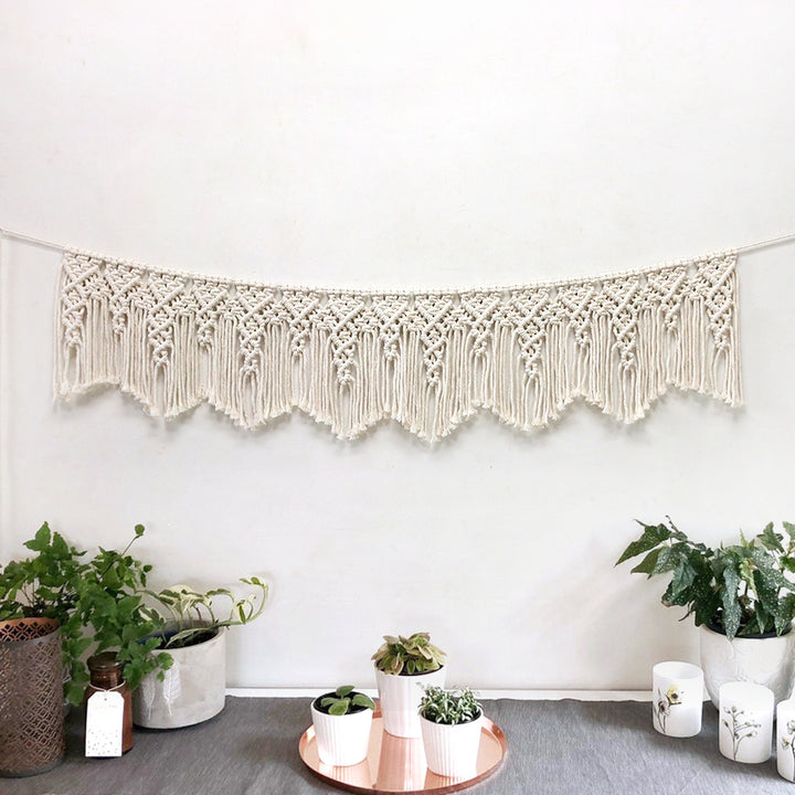 Knotted Banner Macrame Wall Decor