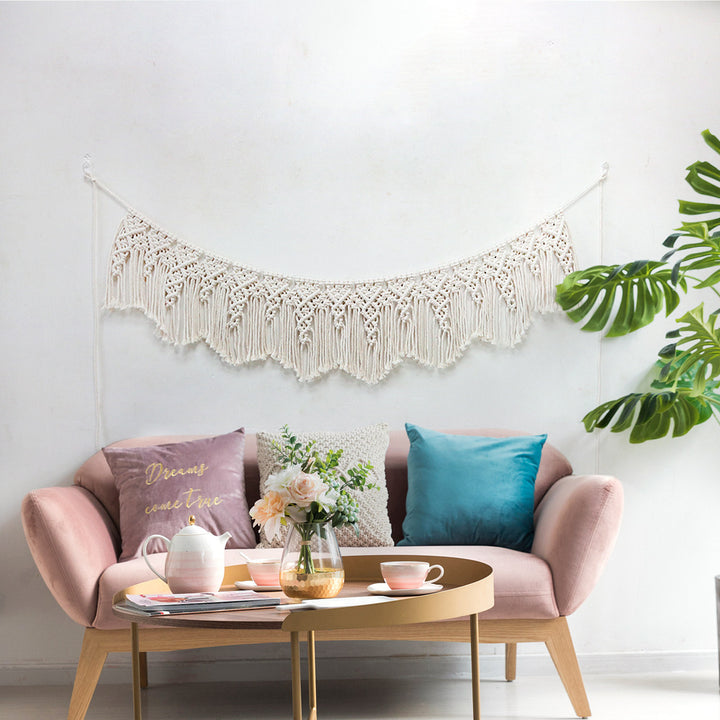 Knotted Banner Macrame Wall Decor