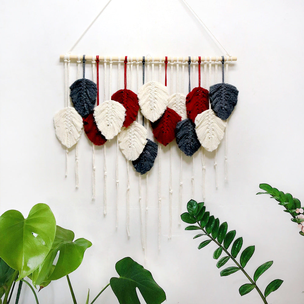 Leafy Macrame Wall Decor