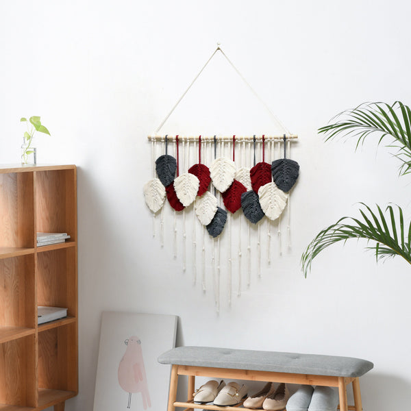 Leafy Macrame Wall Decor