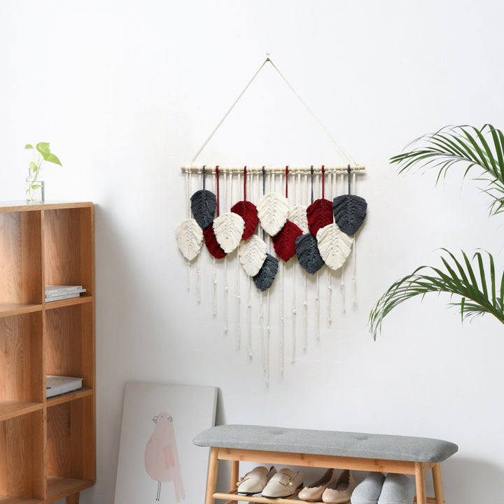 Leafy Macrame Wall Decor