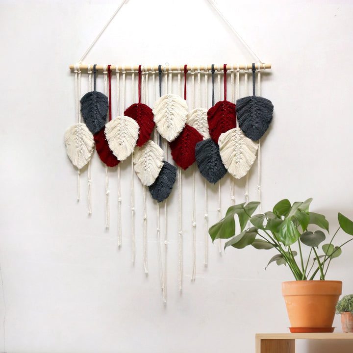 Leafy Macrame Wall Decor
