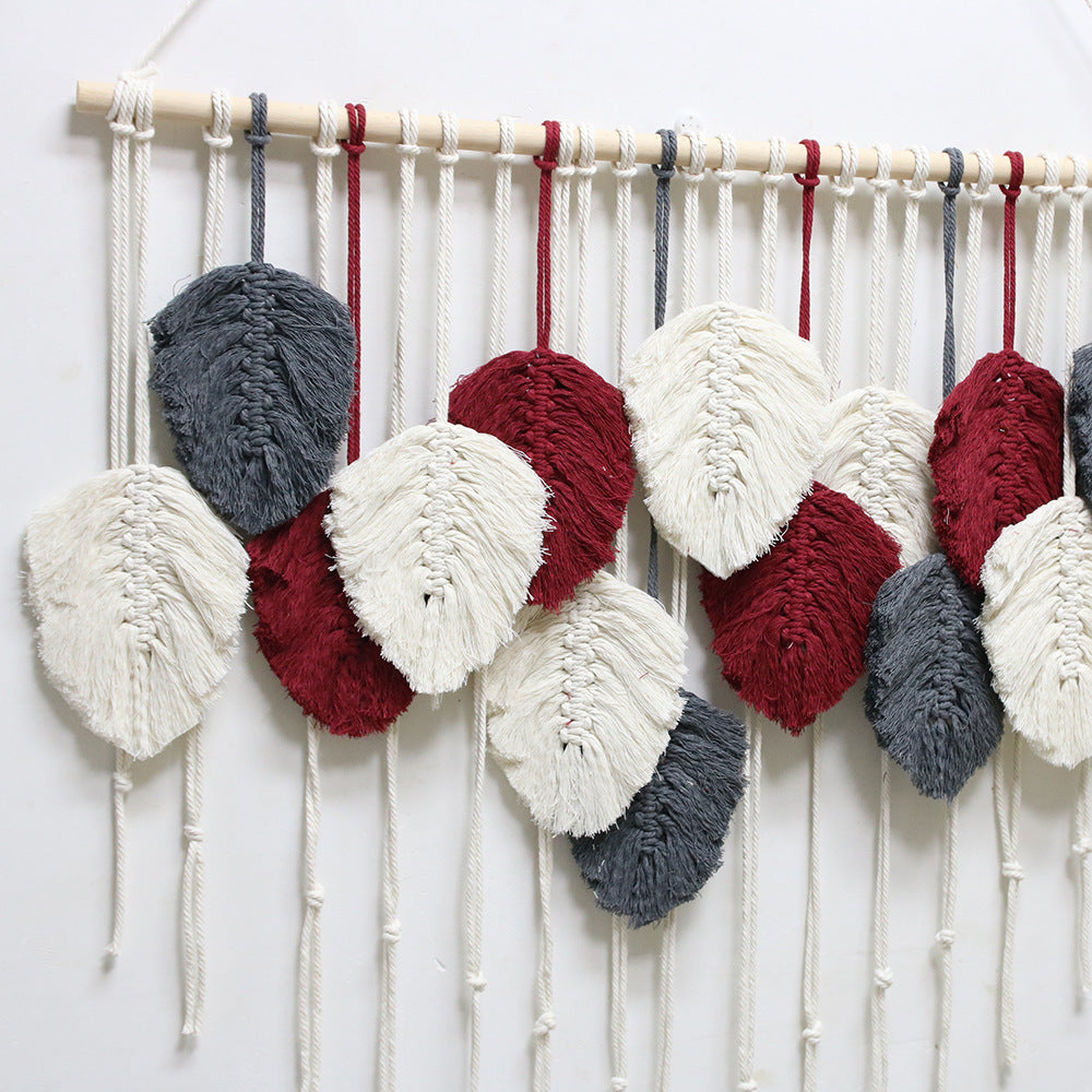 Leafy Macrame Wall Decor