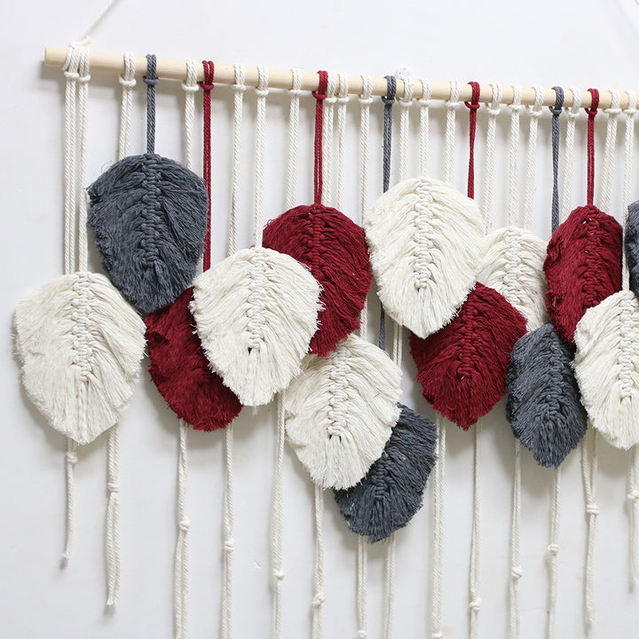 Leafy Macrame Wall Decor