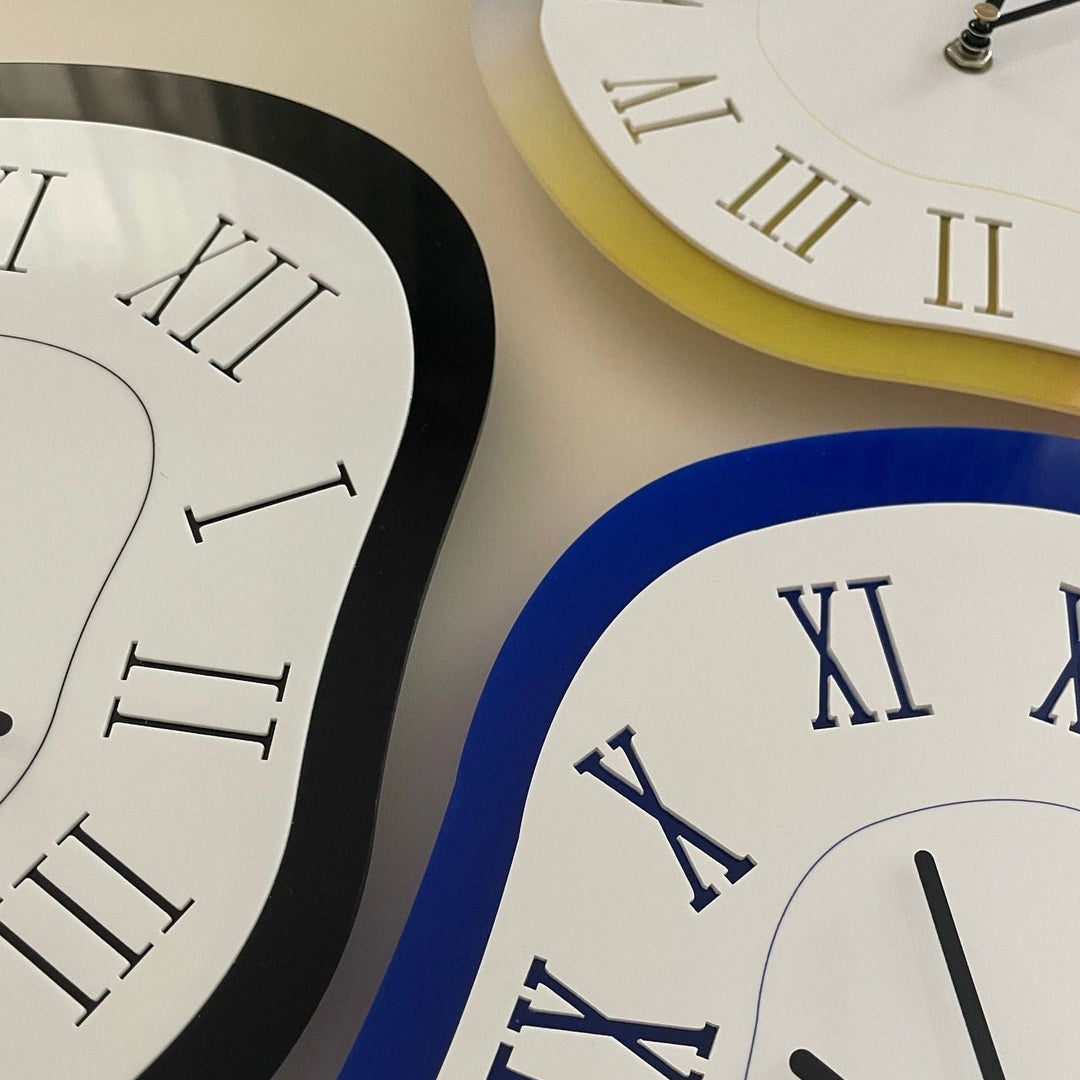 Acrylic Melted Time Clock -clock- Delicors