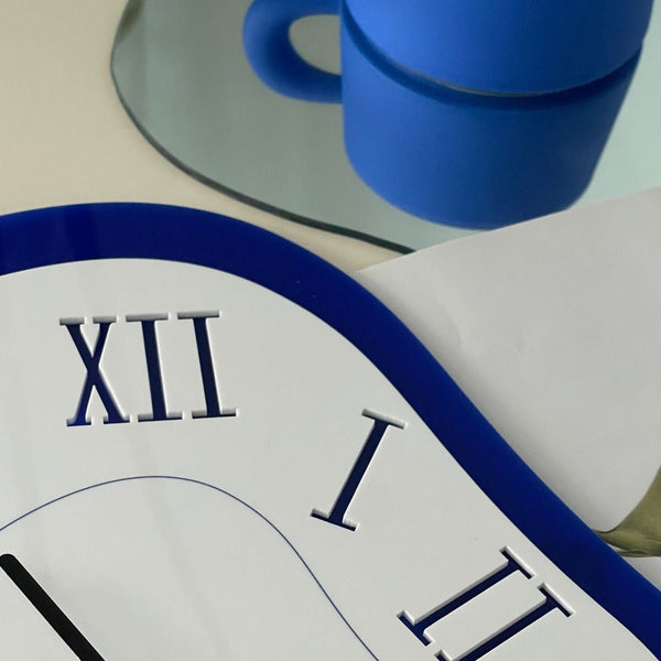 Acrylic Melted Time Clock -clock- Delicors