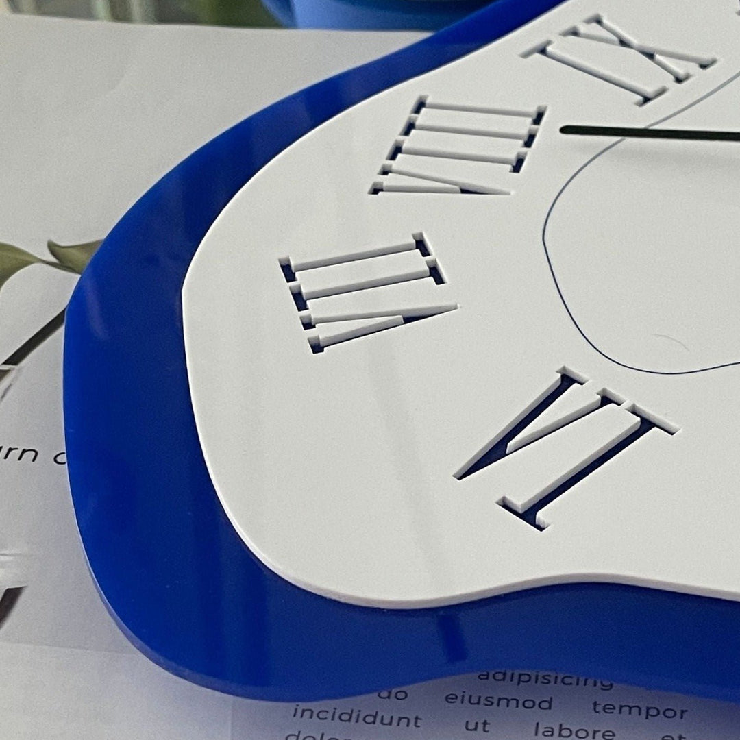 Acrylic Melted Time Clock -clock- Delicors