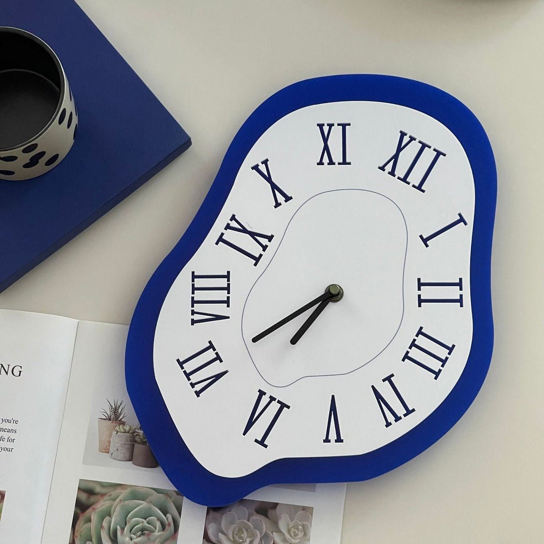 Acrylic Melted Time Clock -clock- Delicors