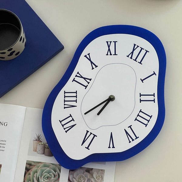 Acrylic Melted Time Clock -clock- Delicors
