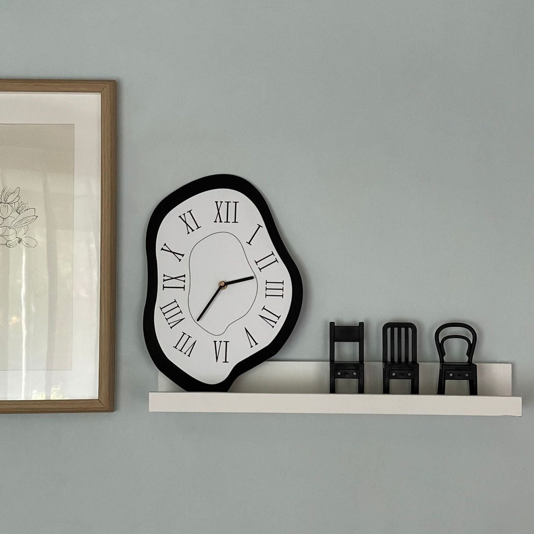 Acrylic Melted Time Clock -clock- Delicors