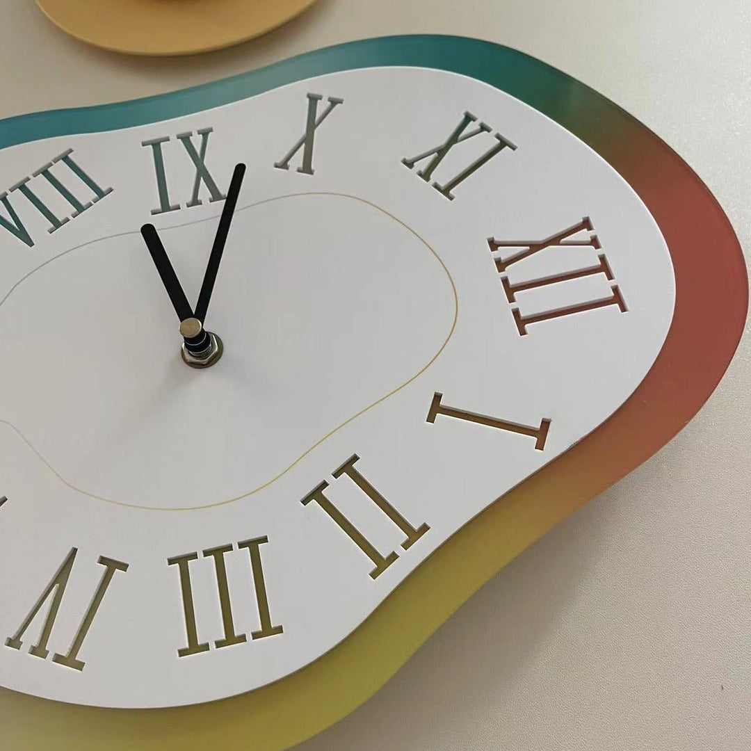 Acrylic Melted Time Clock -clock- Delicors