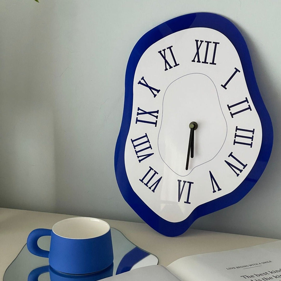 Acrylic Melted Time Clock -clock- Delicors