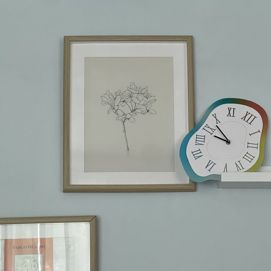 Acrylic Melted Time Clock -clock- Delicors