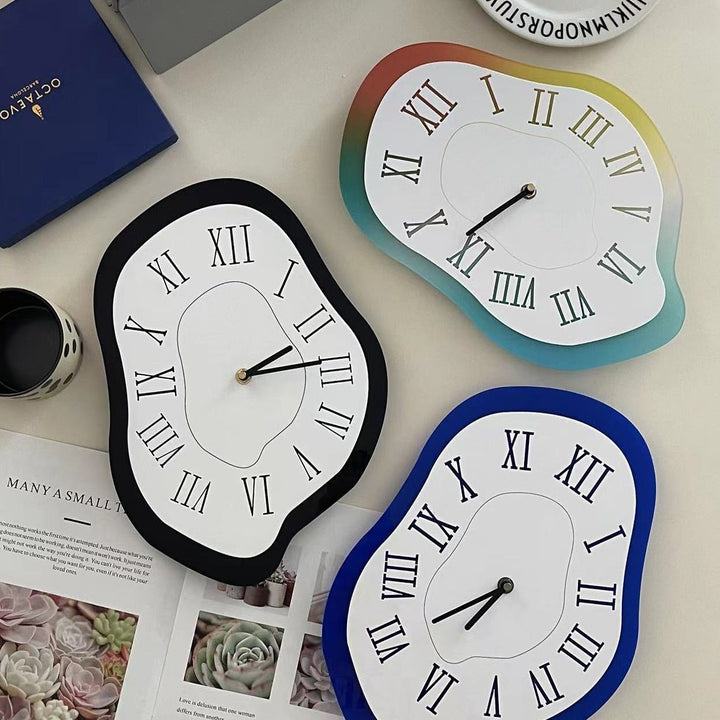 Acrylic Melted Time Clock -clock- Delicors