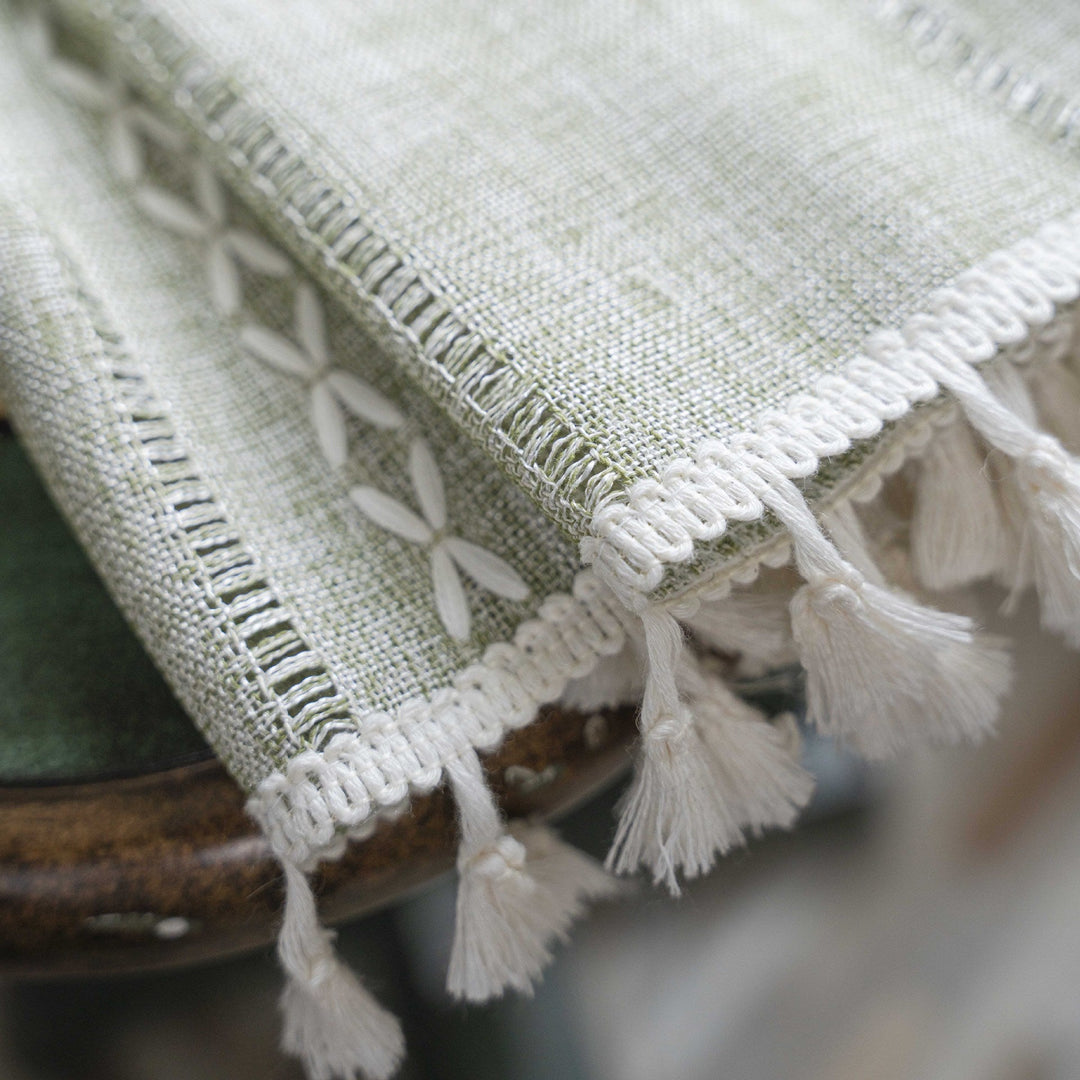 Allora Crochet Panel Curtain -Curtain- Delicors