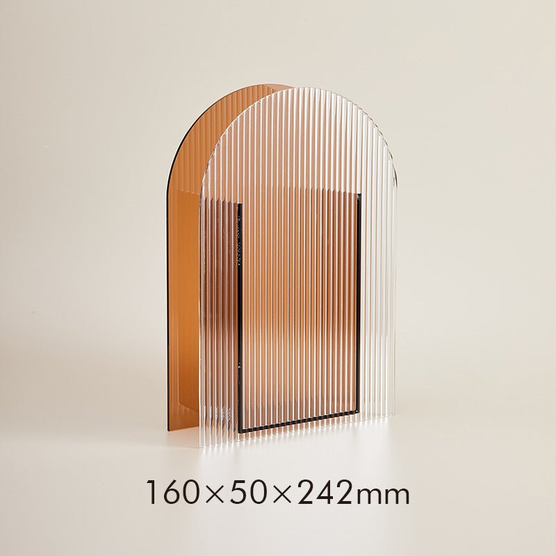 Arches Fluted Acrylic Vase Collection -- Delicors