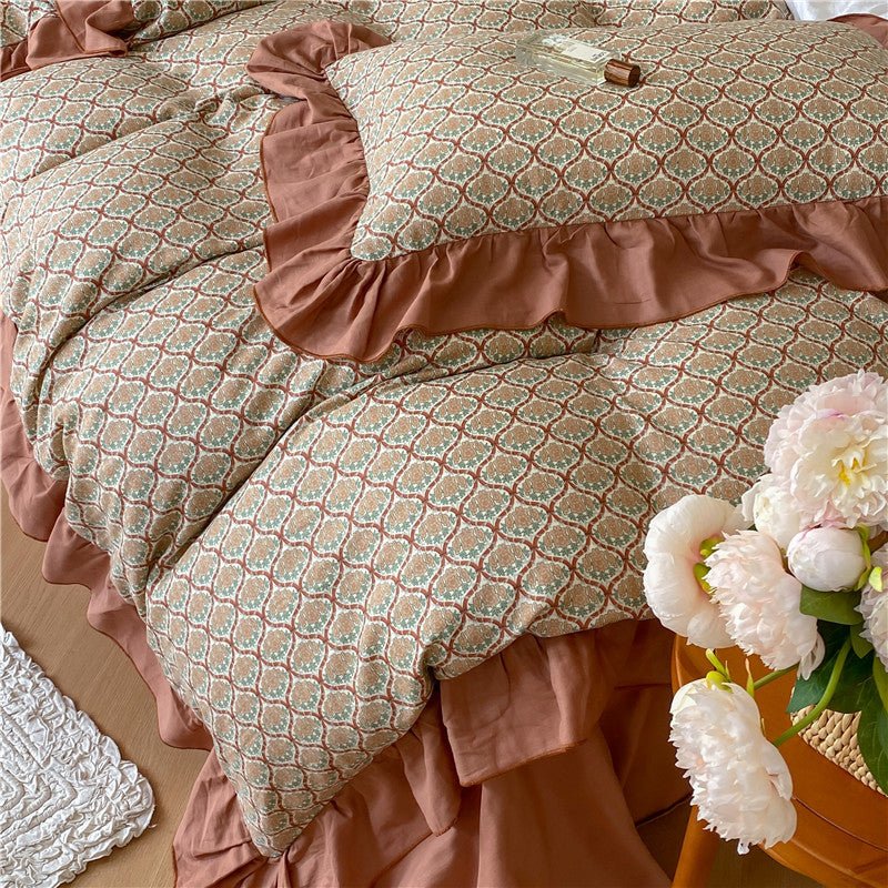 Ava Ruffle Bedding -Bedding- Delicors