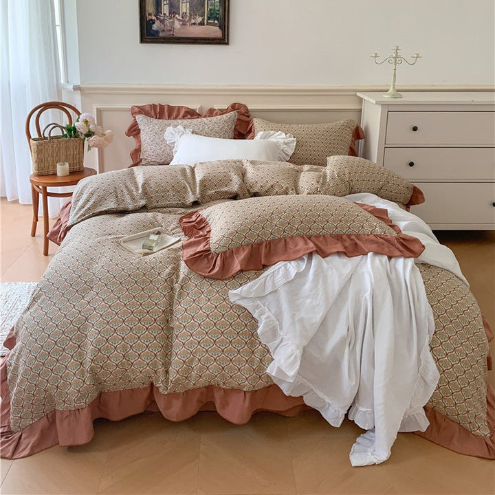 Ava Ruffle Bedding -Bedding- Delicors