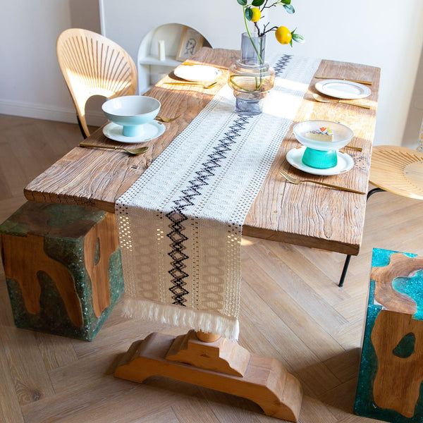 Aztec Woven Table Runner -Table Runner- Delicors