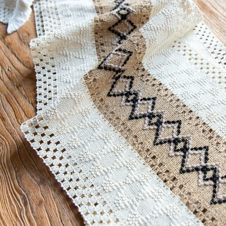 Aztec Woven Table Runner -Table Runner- Delicors