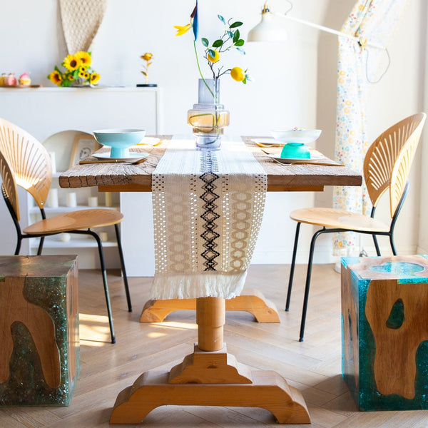 Aztec Woven Table Runner -Table Runner- Delicors