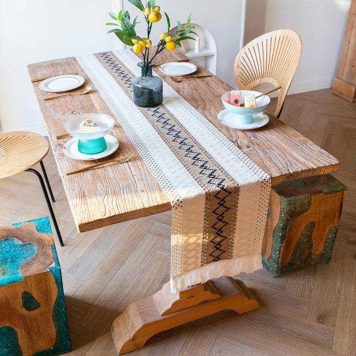 Aztec Woven Table Runner -Table Runner- Delicors