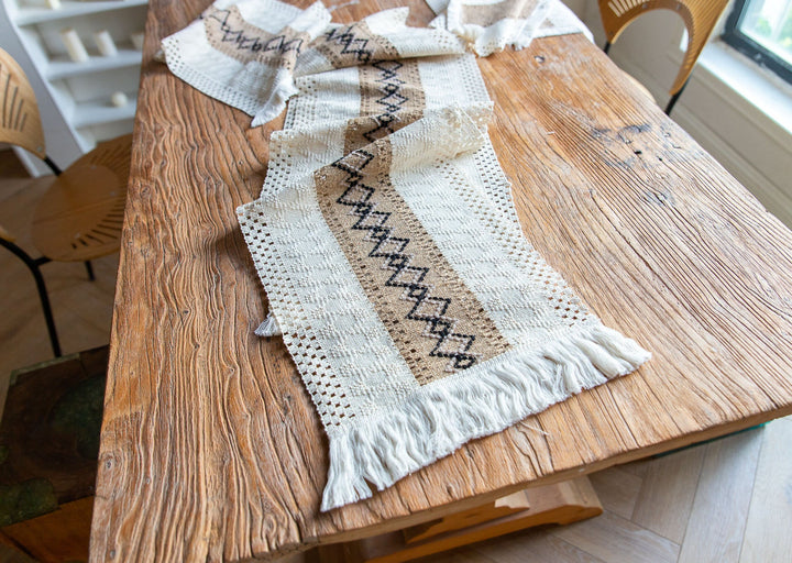 Aztec Woven Table Runner -Table Runner- Delicors