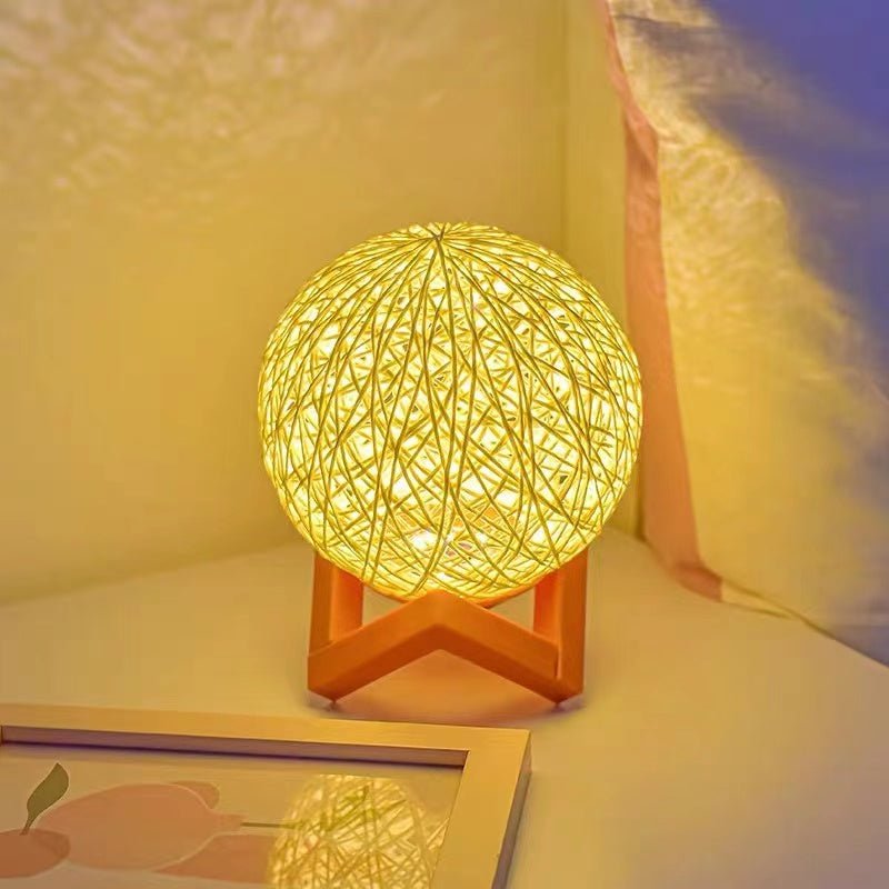 Bamboo Ball Lamp -Lamps- Delicors