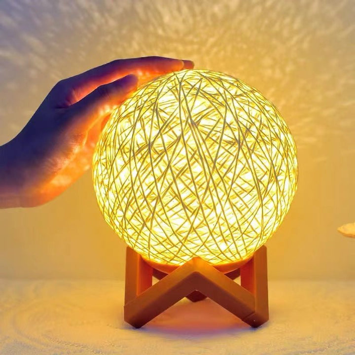 Bamboo Ball Lamp -Lamps- Delicors