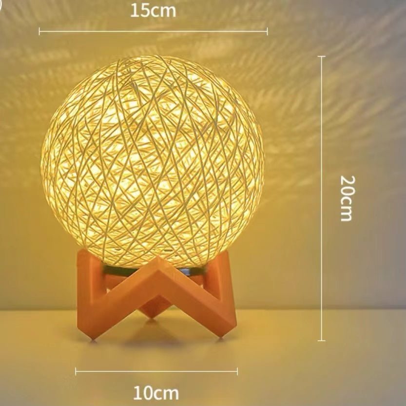 Bamboo Ball Lamp -Lamps- Delicors