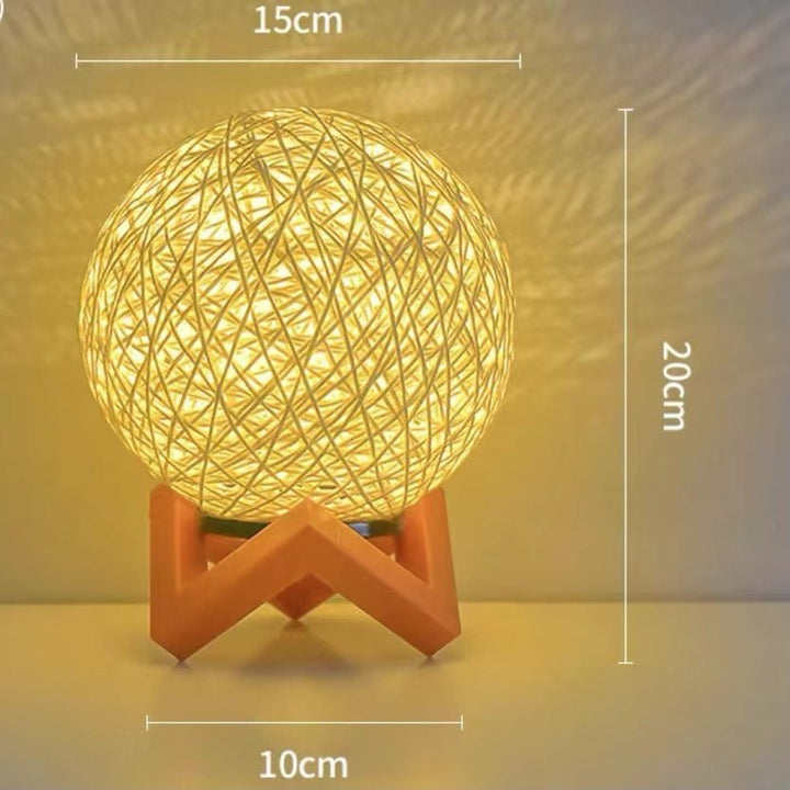 Bamboo Ball Lamp -Lamps- Delicors