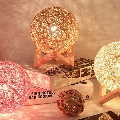 Bamboo Ball Lamp -Lamps- Delicors