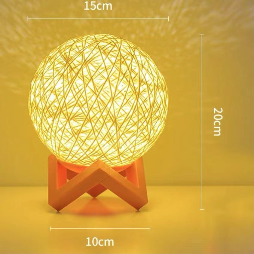 Bamboo Ball Lamp -Lamps- Delicors