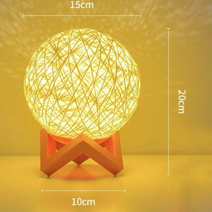 Bamboo Ball Lamp -Lamps- Delicors