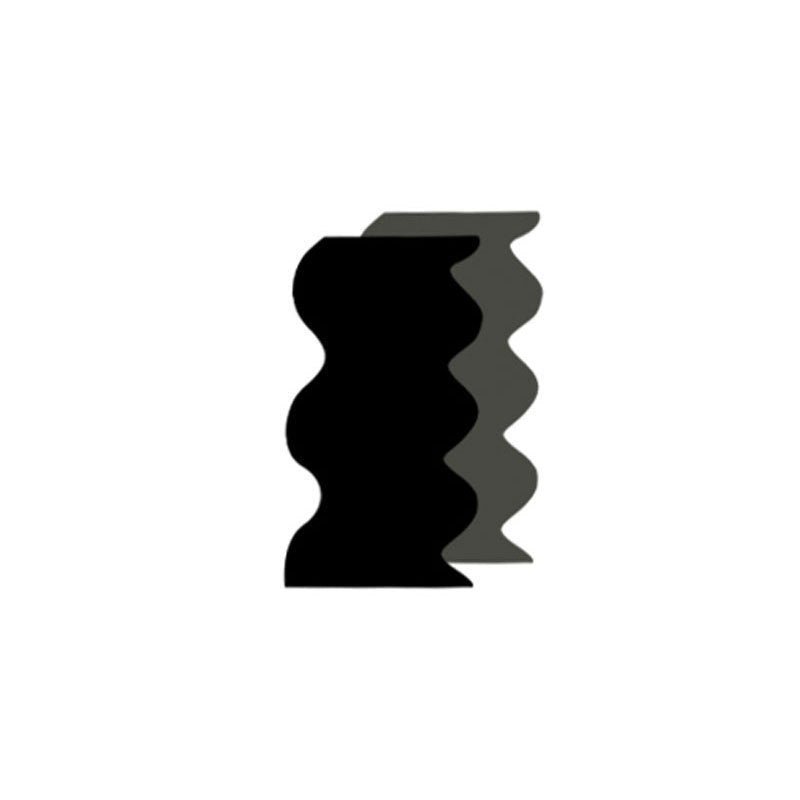 Bauhaus Dark Acrylic Vase Collection -- Delicors