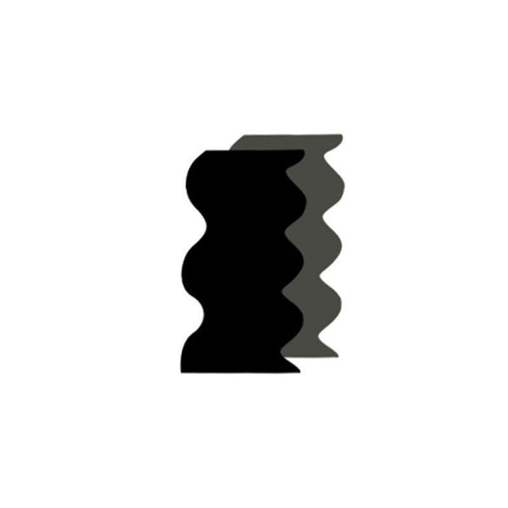 Bauhaus Dark Acrylic Vase Collection -- Delicors