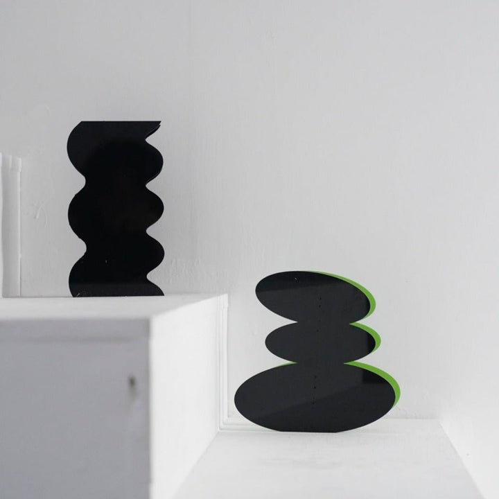 Bauhaus Dark Acrylic Vase Collection -- Delicors