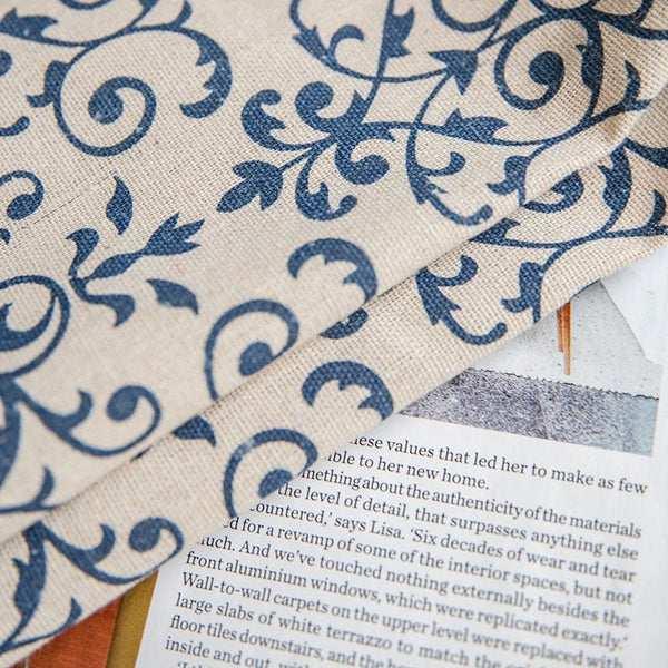 Blue China Curtain -Curtain- Delicors