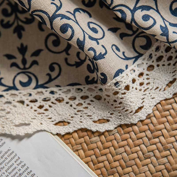 Blue China Curtain -Curtain- Delicors