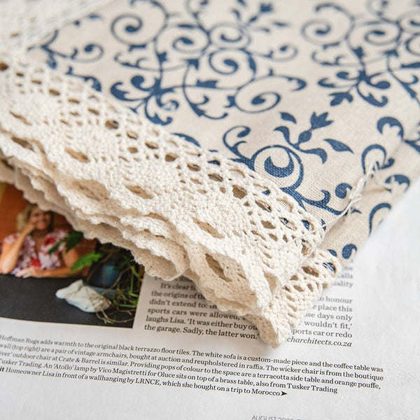 Blue China Curtain -Curtain- Delicors
