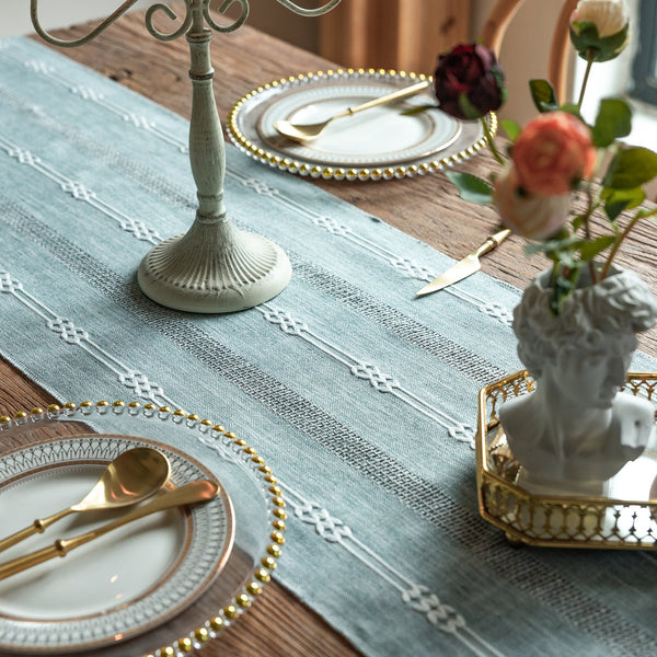 Bohemian Daydream Tassel Table Runner Collection -Table Runner- Delicors