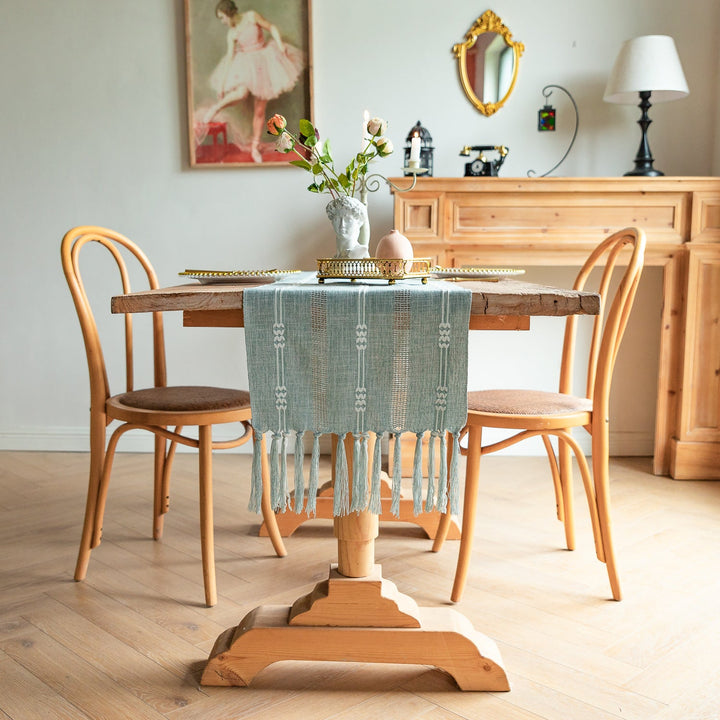 Bohemian Daydream Tassel Table Runner Collection -Table Runner- Delicors