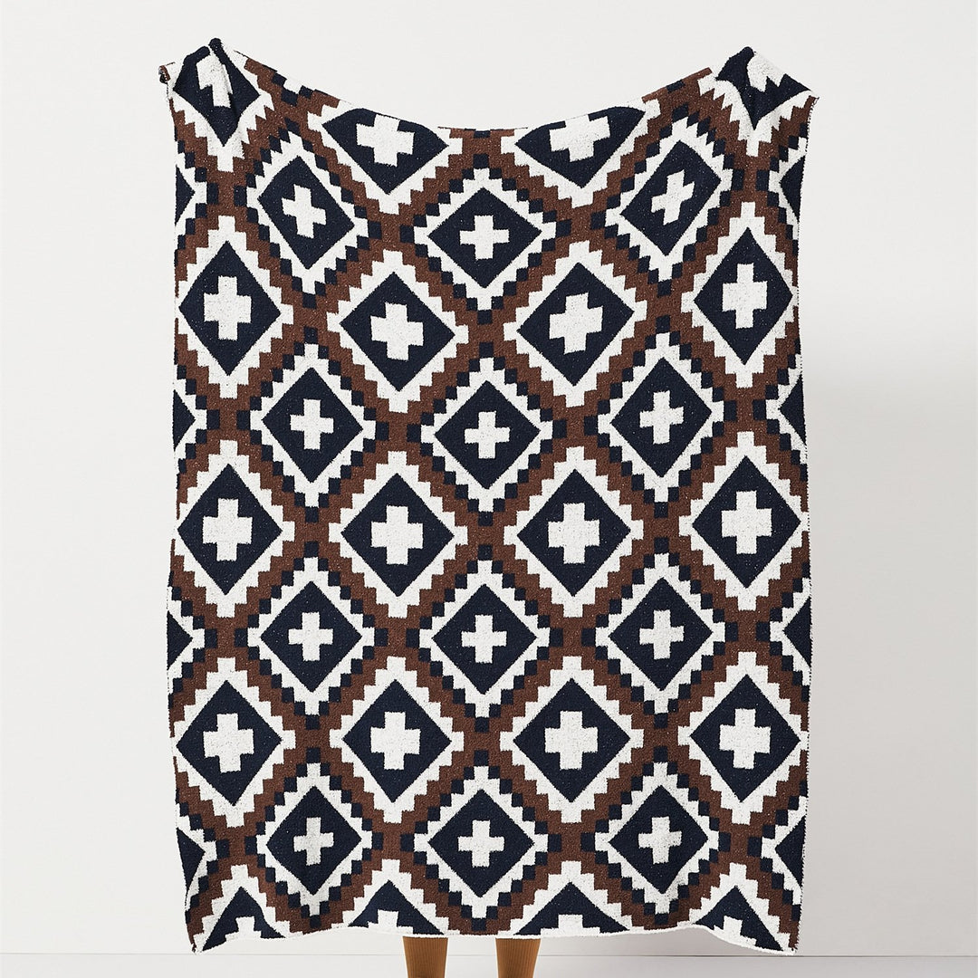 Bold Aztec Pattern Blanket -Throw- Delicors